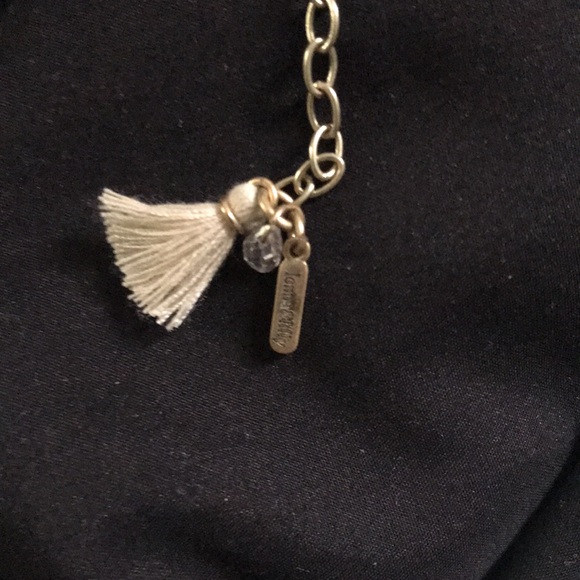 Beautiful Teal and Aqua Gold Statement Necklace - Picture 4 of 4